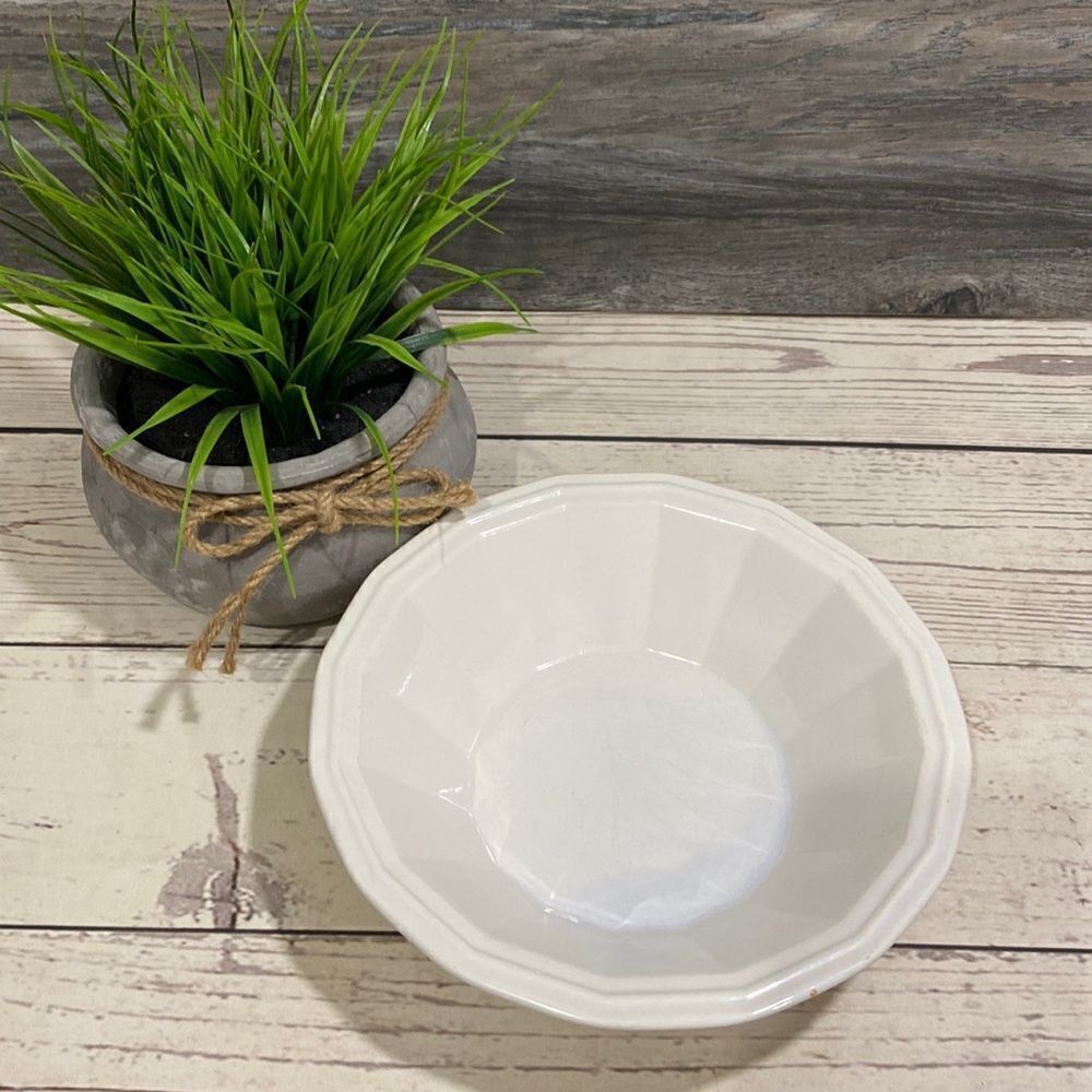 Homer Laughlin COLONIAL WHITE: 9" Vegetable Serving Bowl